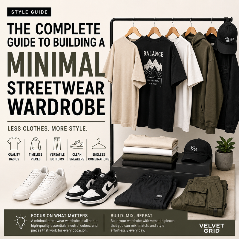 The Complete Guide to Building a Minimal Streetwear Wardrobe | Velvet Grid