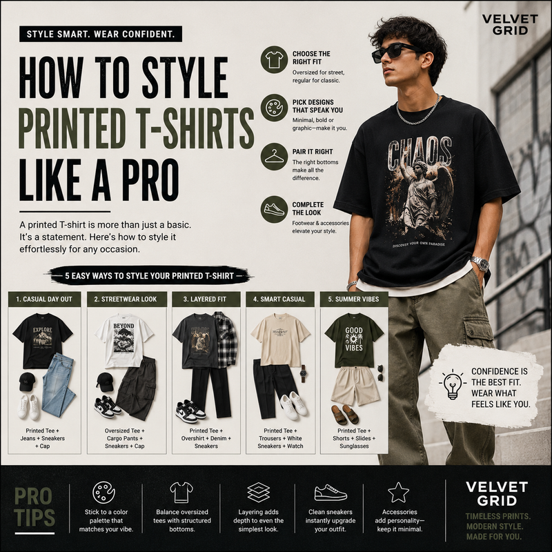 How to Style Printed T-Shirts Like a Pro