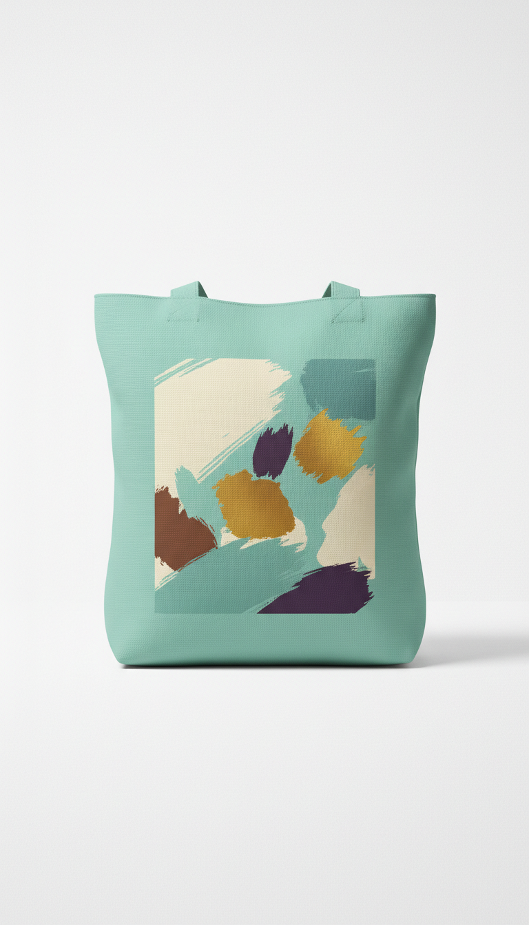 Minimalist Art Accent Tote