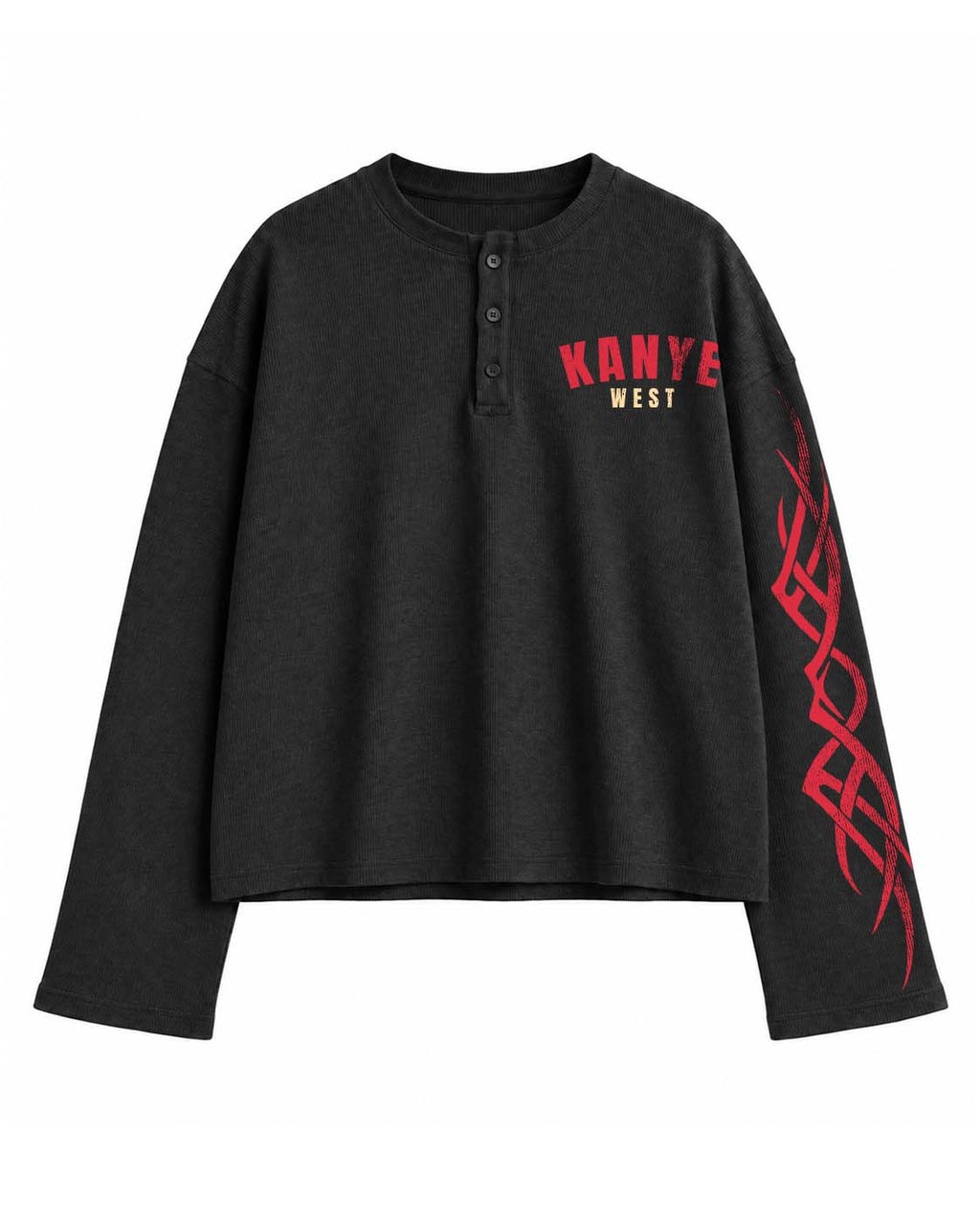 Kanye West Waffle Henley