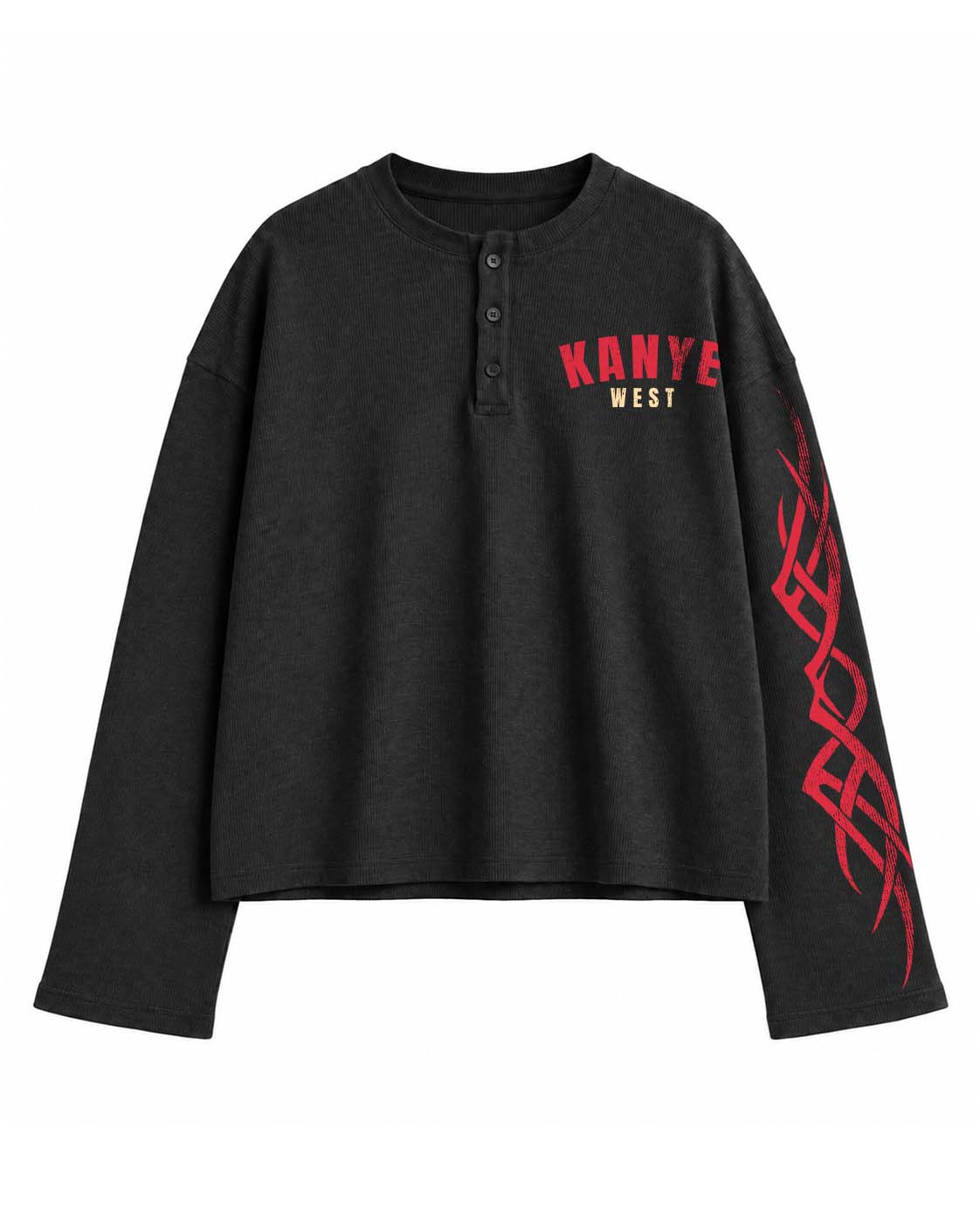 Kanye West Waffle Henley