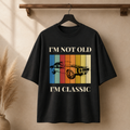 Premium Printed Oversized Classic T-Shirt | Velvet Grid