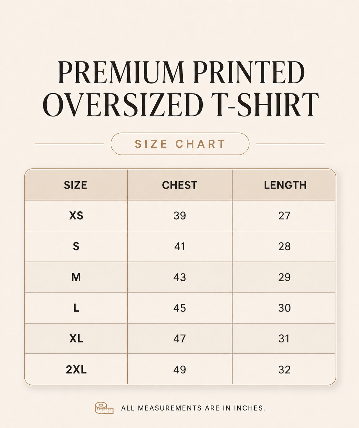 Premium Printed Oversized Classic T-Shirt | Velvet Grid