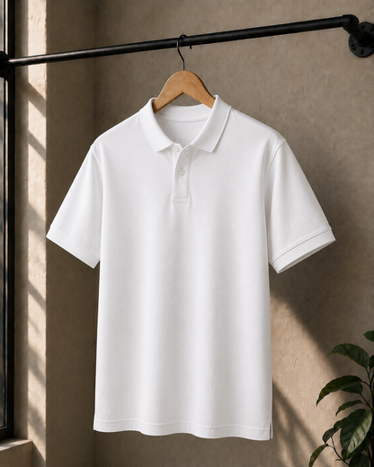 Premium Cotton Polo T-shirt For Men,s | Velvet Grid