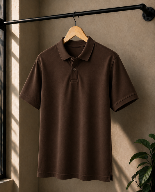 Premium Cotton Polo T-shirt For Men,s | Velvet Grid