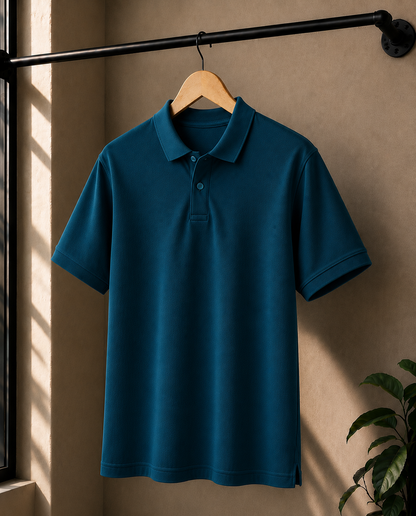 Premium Cotton Polo T-shirt For Men,s | Velvet Grid