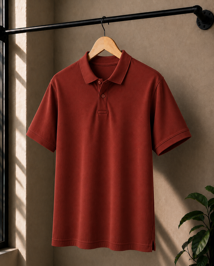 Premium Cotton Polo T-shirt For Men,s | Velvet Grid