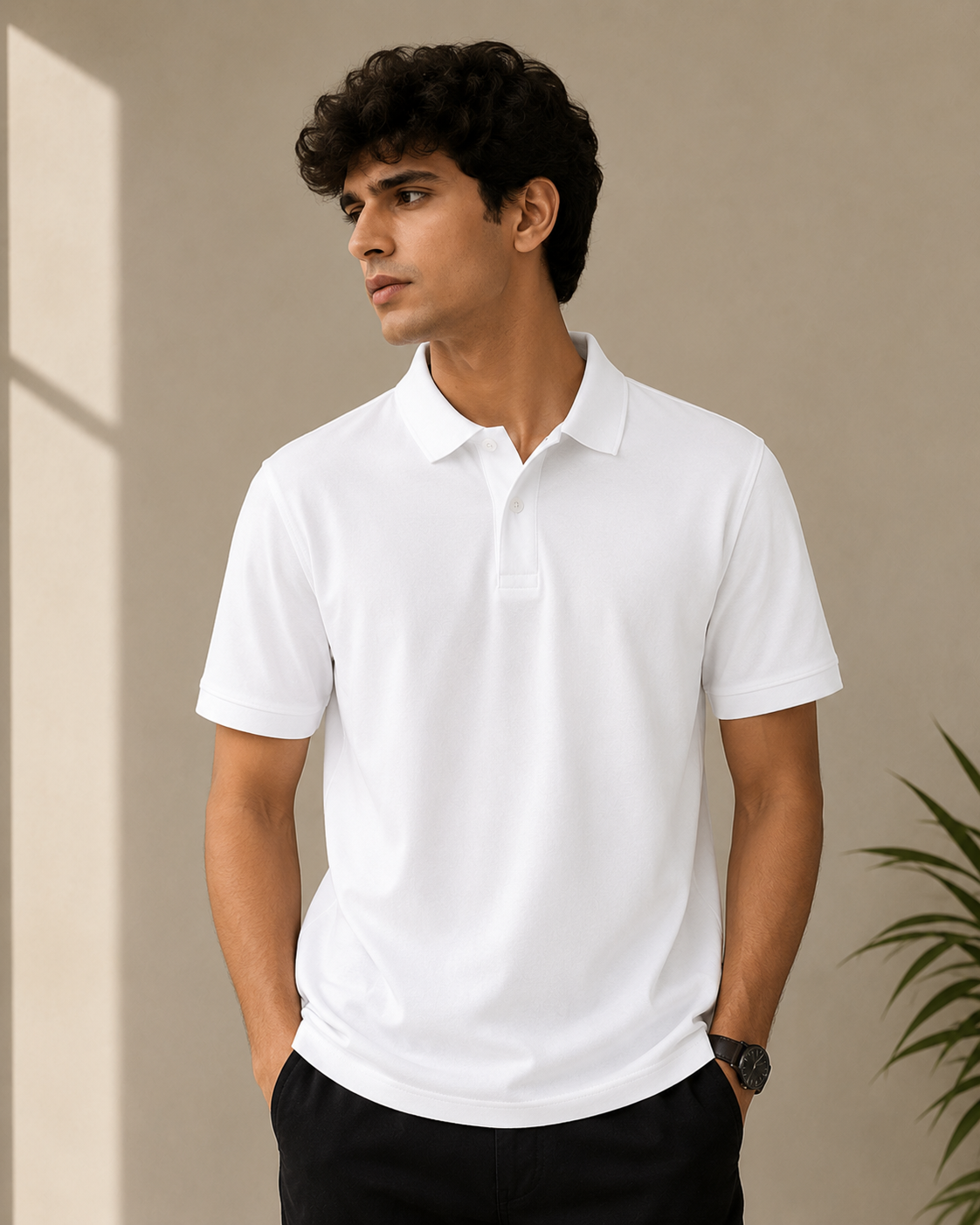 Premium Cotton Polo T-shirt For Men,s | Velvet Grid