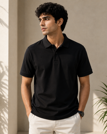 Premium Cotton Polo T-shirt For Men,s | Velvet Grid