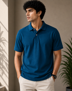 Premium Cotton Polo T-shirt For Men,s | Velvet Grid