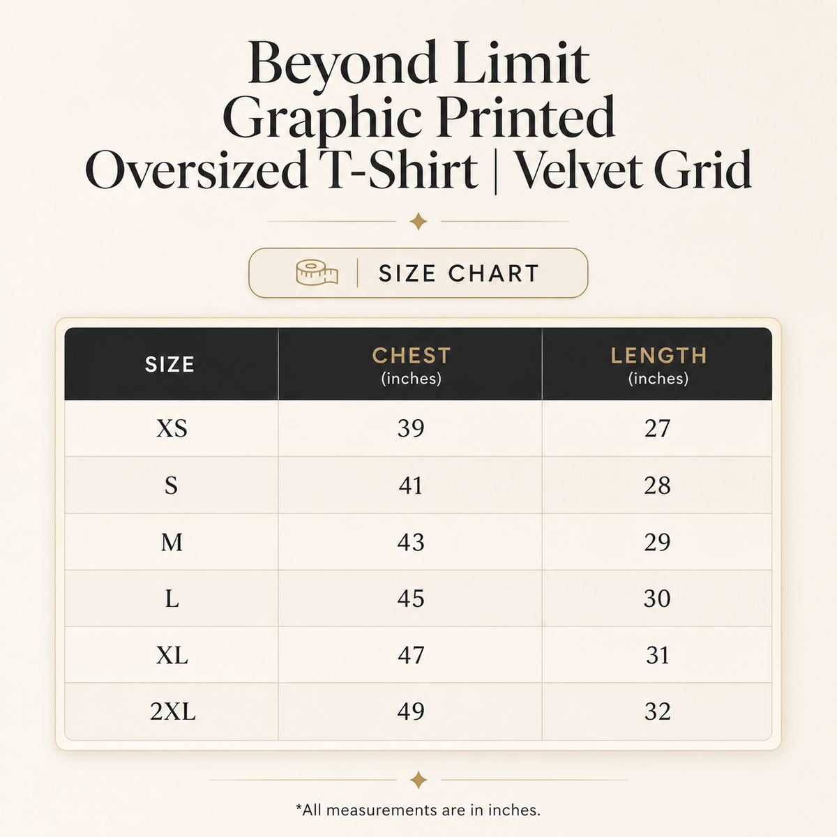 Beyond Limit Graphic Printed Oversized T-Shirt | Velvet Grid