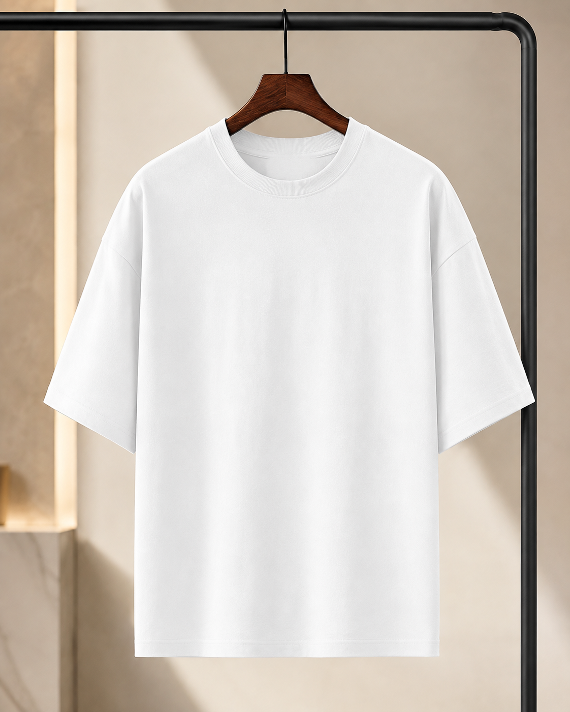 Signature Terry Oversized T-Shirt | Premium Relaxed Fit Tee | Velvet Grid