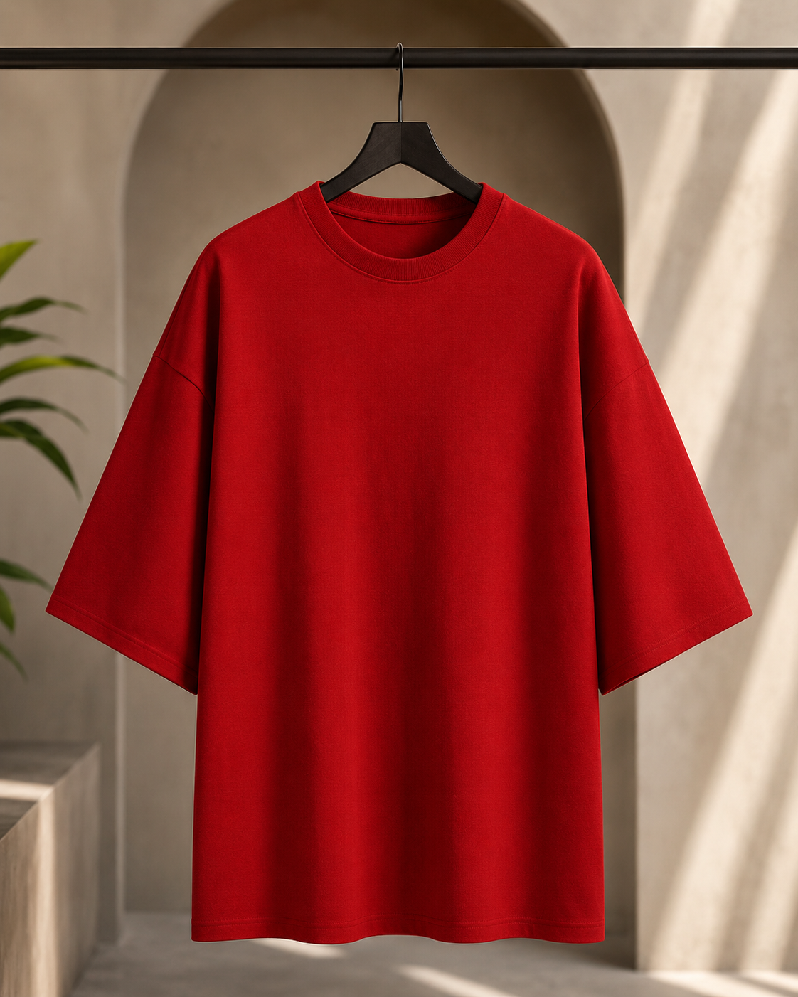 Signature Terry Oversized T-Shirt | Premium Relaxed Fit Tee | Velvet Grid