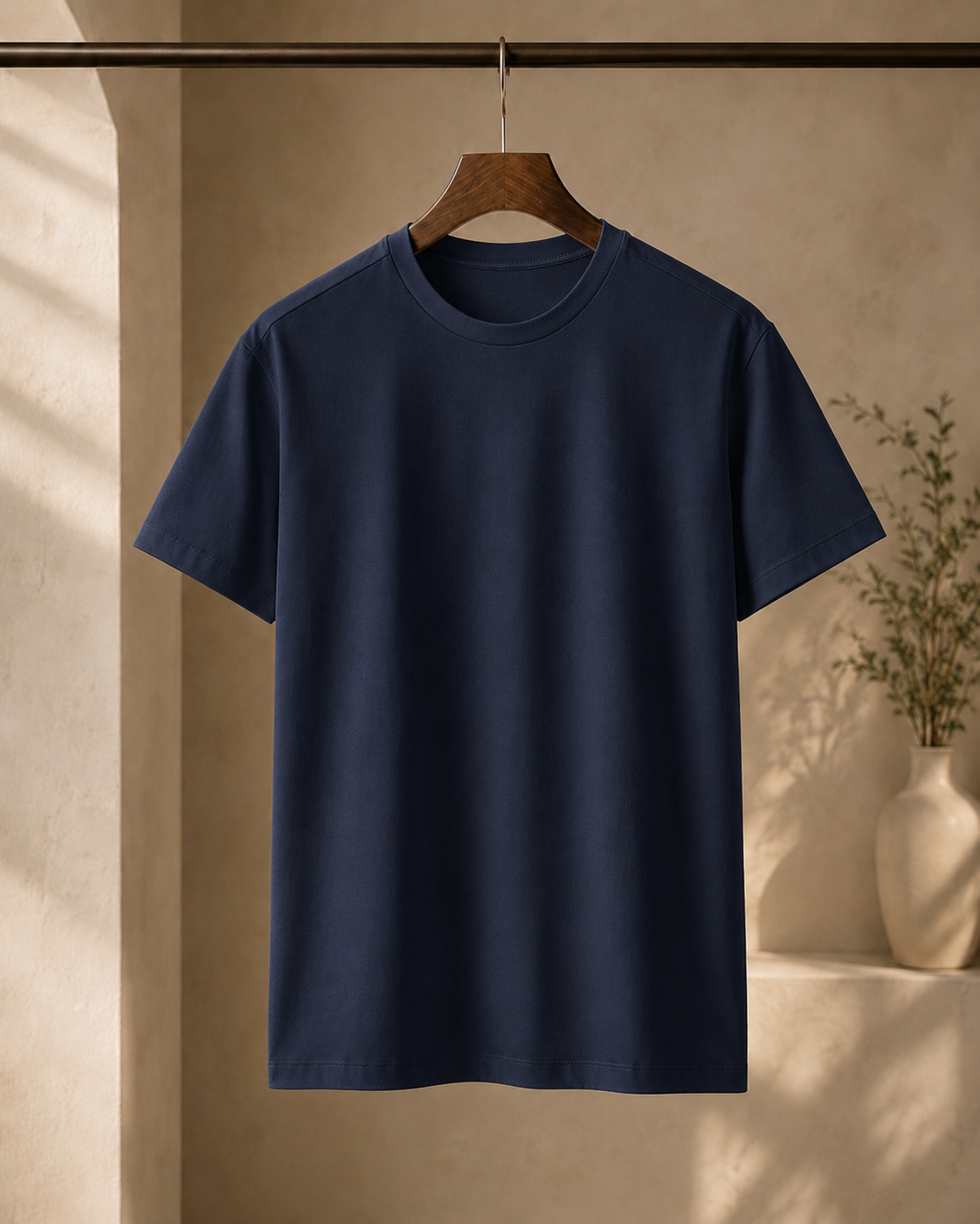 Premium Supima Cotton T-Shirt | Ultra-Soft Unisex Tee | Velvet Grid