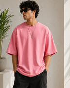 Signature Terry Oversized T-Shirt | Premium Relaxed Fit Tee | Velvet Grid
