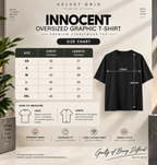 Innocent Graphic Oversized T-Shirt | Premium Streetwear Tee | Velvet Grid